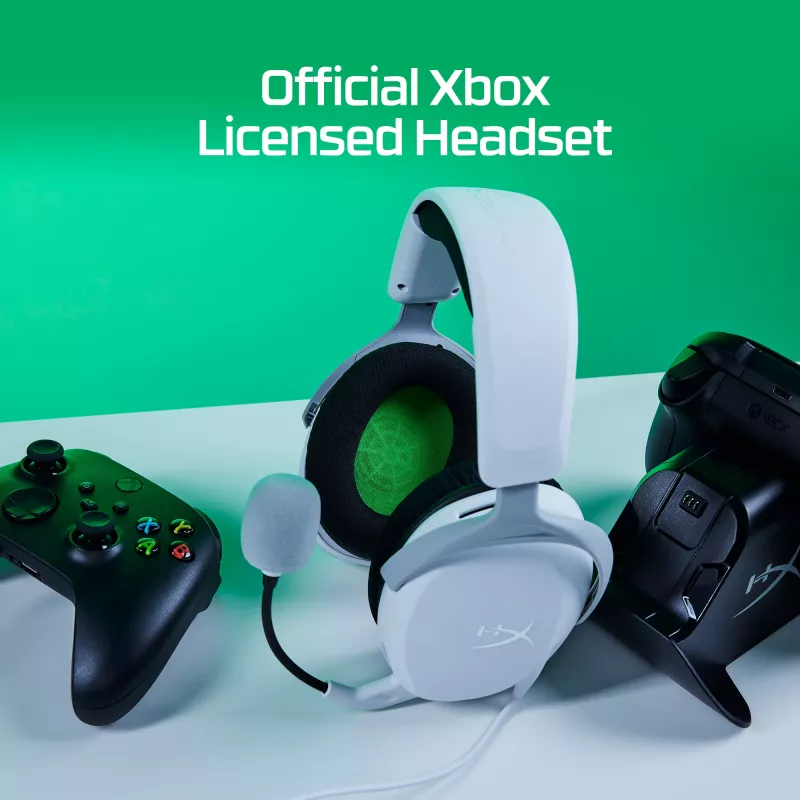 HyperX CloudX Stinger 2 Core auscultadores gaming Xbox branco