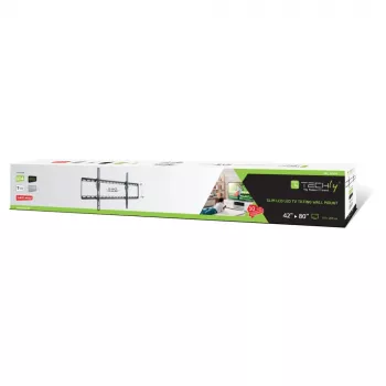 Techly suporte de parede fixo TV LCD LED 42-80 polegadas