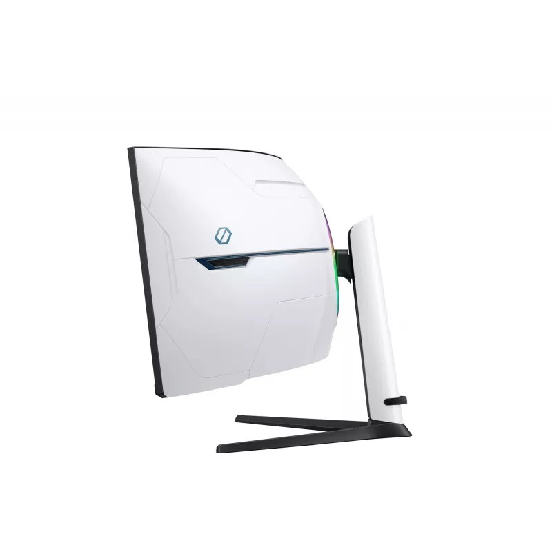 Monitor Samsung G95NC 144,8 cm (57 polegadas) 7680 x 2160 Dual UHD QLED branco