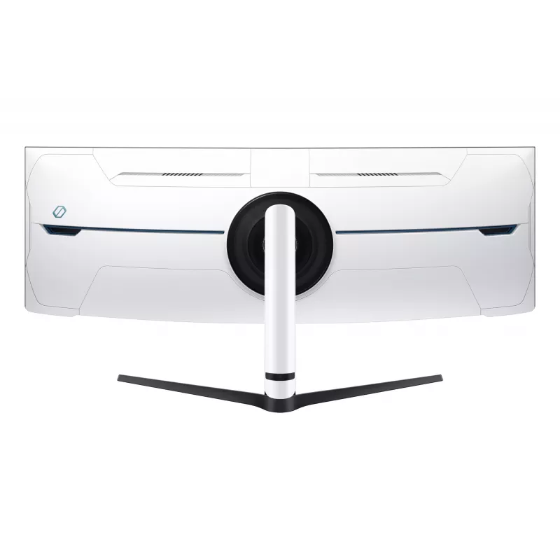 Monitor Samsung G95NC 144,8 cm (57 polegadas) 7680 x 2160 Dual UHD QLED branco