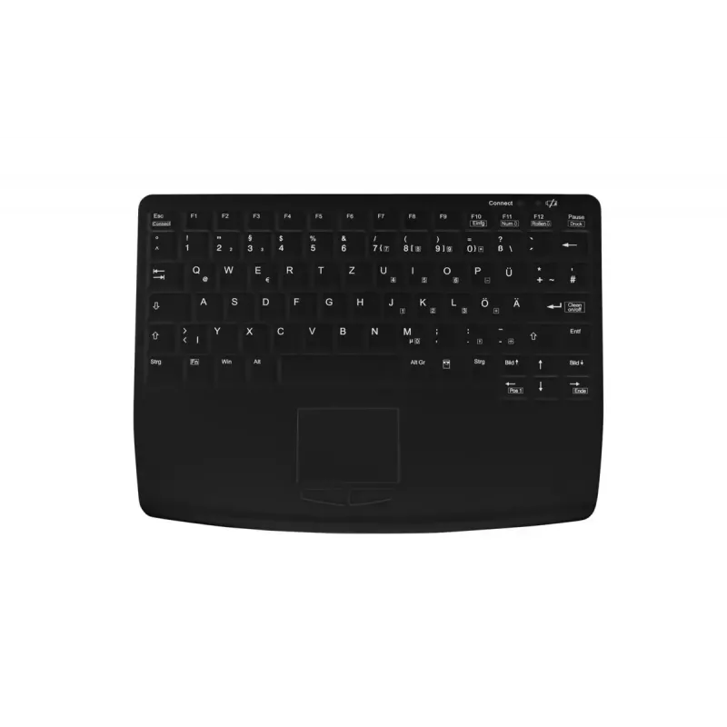 Teclado industrial Contour Design Active Key AK-4450-G USB QWERTZ alemão preto