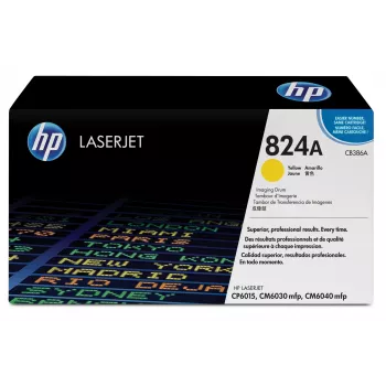 Tambor de imagem a laser HP 824A amarelo para LaserJet