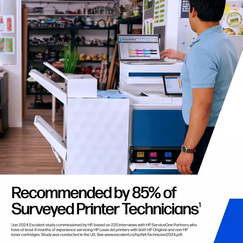 Tambor de imagem a laser HP 824A amarelo para LaserJet