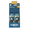 Lanterna de chaveiro Ansmann ML400R preta LED 5W recarregável por USB