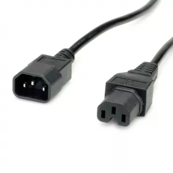 Cabo de alimentação VALUE 19.99.1123 preto 3 m C14 C15 fêmea