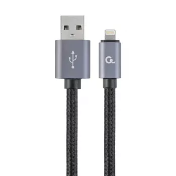 Cabo para telemóvel GEMBIRD USB A para Lightning CCB-MUSB2B-AMLM-6 1,8 m USB 2.0 preto