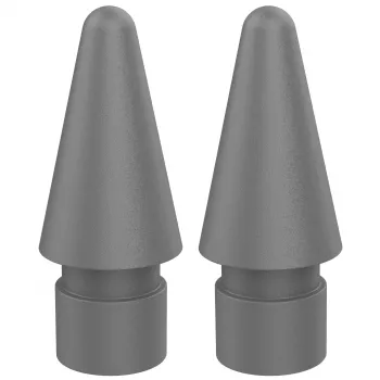 DEQSTER Pencil 2 pontas de substituição – pack de 2, ponta, cinzento, policloreto de vinilo (PVC), DEQSTER Pencil 2, China, 15,1 mm