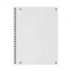 Caderno Oxford 400121610 A4+ 160 folhas preto cinzento