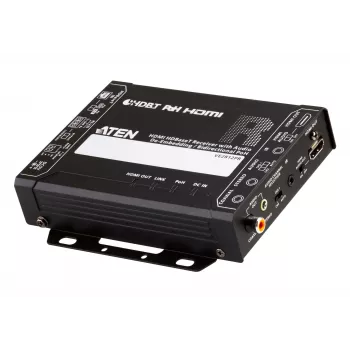Receptor ATEN HDMI HDBaseT com extração de áudio / PoH bidirecional (4K@100m) (HDBaseT Class A) (PoH PSE & PD)