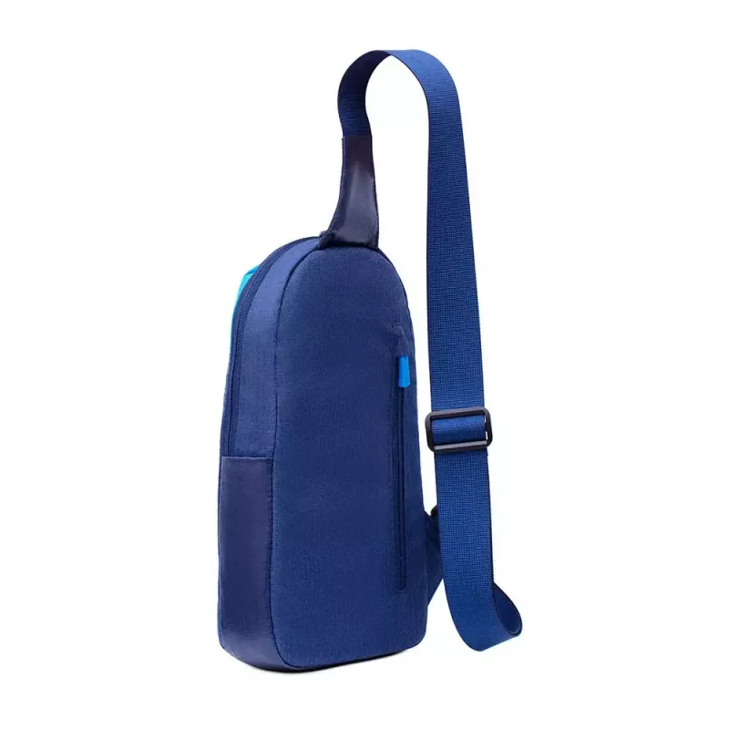 Mala de ombro Rivacase Dijon 25,6 cm (10,1 polegadas) azul com pega e alça de ombro
