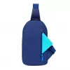 Mala de ombro Rivacase Dijon 25,6 cm (10,1 polegadas) azul com pega e alça de ombro