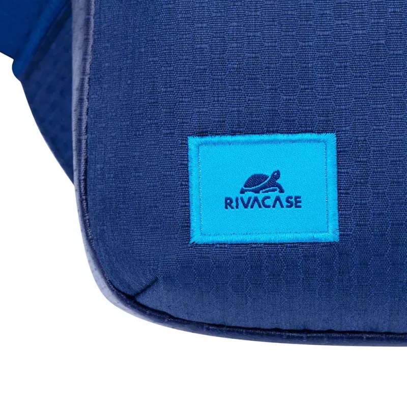 Mala de ombro Rivacase Dijon 25,6 cm (10,1 polegadas) azul com pega e alça de ombro