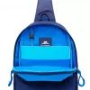 Mala de ombro Rivacase Dijon 25,6 cm (10,1 polegadas) azul com pega e alça de ombro