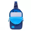 Mala de ombro Rivacase Dijon 25,6 cm (10,1 polegadas) azul com pega e alça de ombro