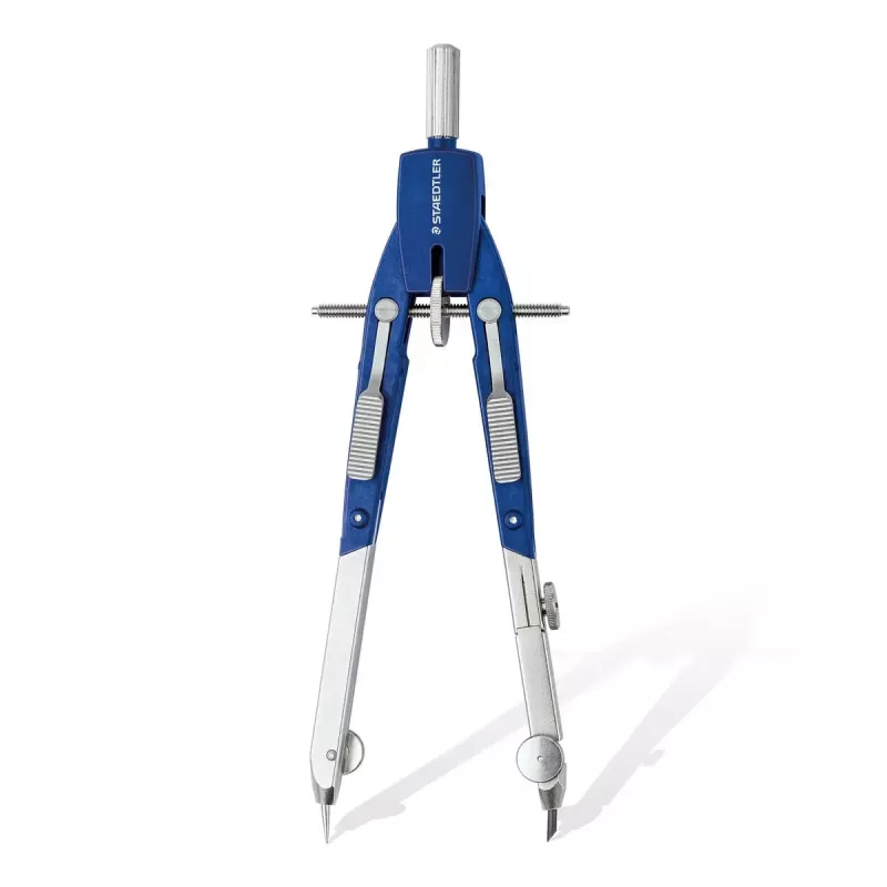 Staedtler Mars Comfort 552 02 Compasso de ajuste rápido com haste de extensão, azul