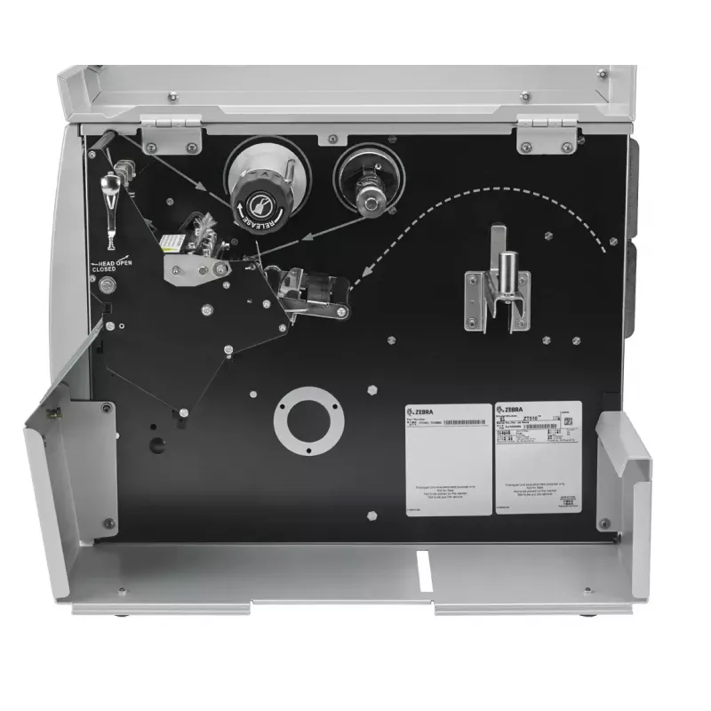 Impressora de etiquetas Zebra ZT510 impressão térmica direta/transferência térmica 300×300 DPI, 305 mm/s, largura de impressão 104 mm, Ethernet, Bluetooth, LCD, cinzento