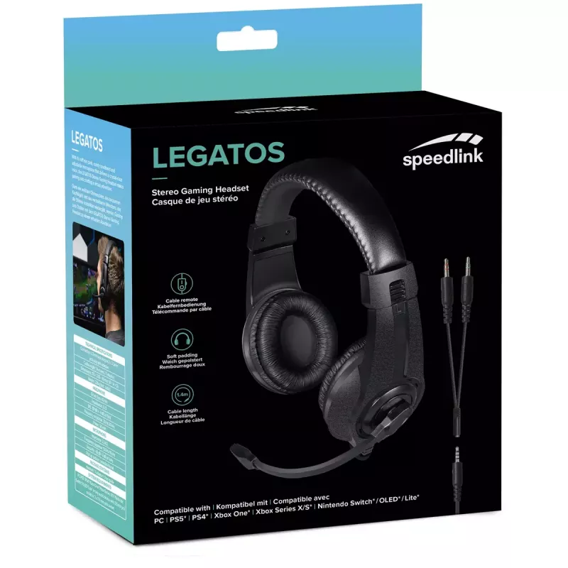 Auscultadores SPEEDLINK LEGATOS
