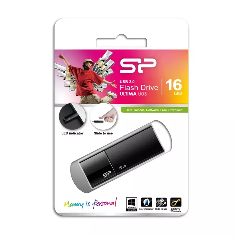 Pen USB Silicon Power 16 GB USB Type-A 2.0 Ultima U05