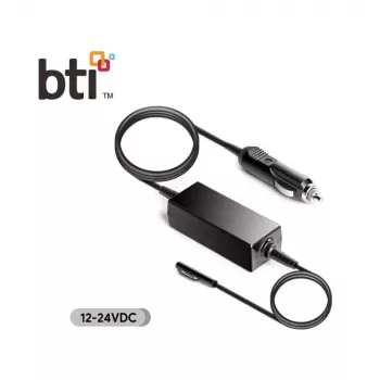 Carregador de automóvel Origin BTI 100W para Microsoft Surface Laptop, Surface Book, Surface Pro e Surface Pro X, preto