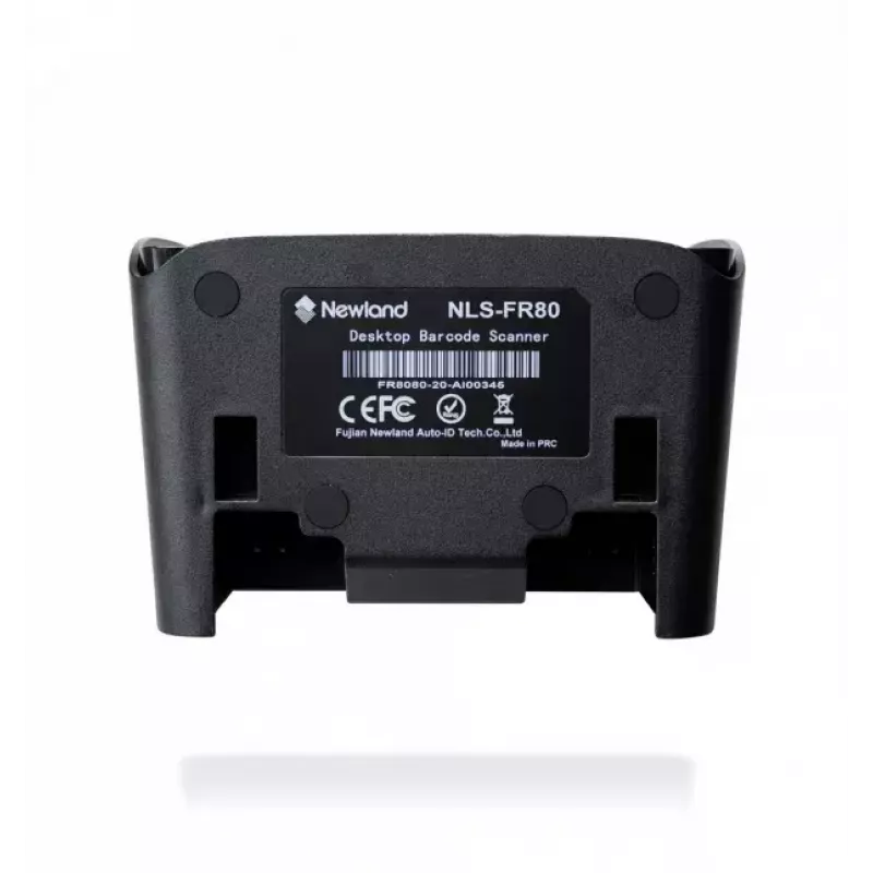Leitor de códigos de barras fixo Newland FR80 Salmon 1D/2D CMOS com fios preto