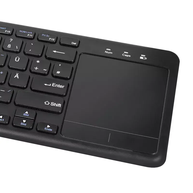 Teclado LogiLink ID0188 Home RF sem fios QWERTZ preto