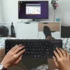 Teclado LogiLink ID0188 Home RF sem fios QWERTZ preto