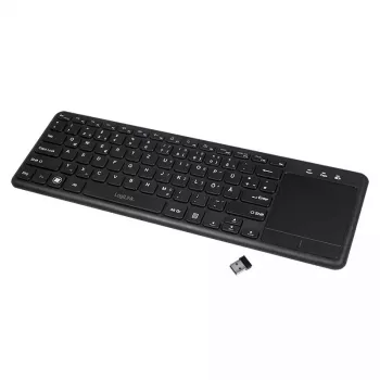 Teclado LogiLink ID0188 Home RF sem fios QWERTZ preto