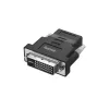 Adaptador de cabo Hama 00200338 DVI-D HDMI preto