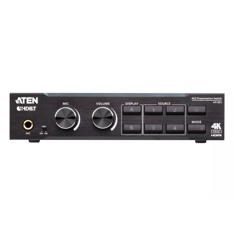 Comutador de matriz de apresentação ATEN 4 x 2 True 4K