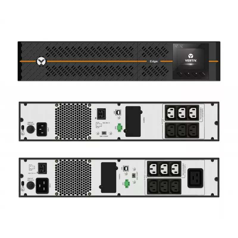 Fonte de alimentação ininterrupta (UPS) Vertiv Liebert Edge - 3000VA 2700W 230V 2U Line-Interactive AVR torre/rack