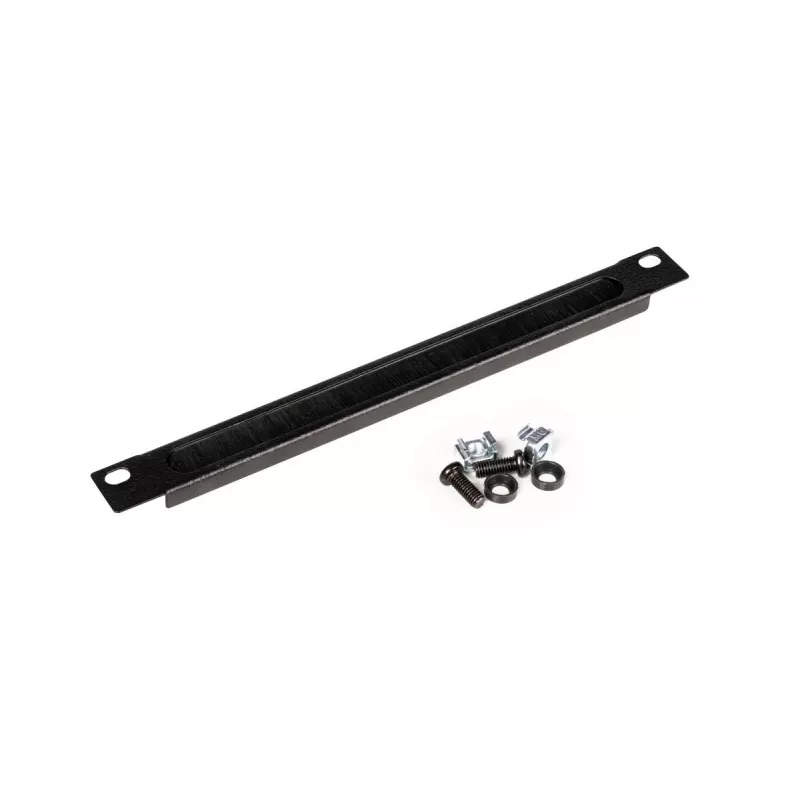Painel de gestão de cabos EQUIP EZMB-10-B, metal, preto, acessório 1HE
