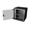 Painel de gestão de cabos EQUIP EZMB-10-B, metal, preto, acessório 1HE