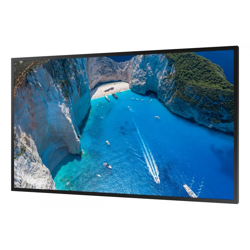 Ecrã de sinalização digital Samsung OM75A 190,5 cm (75 polegadas) LCD Wi-Fi 4000 cd/m² 4K Ultra HD preto processador integrado Tizen 5.0 24/7