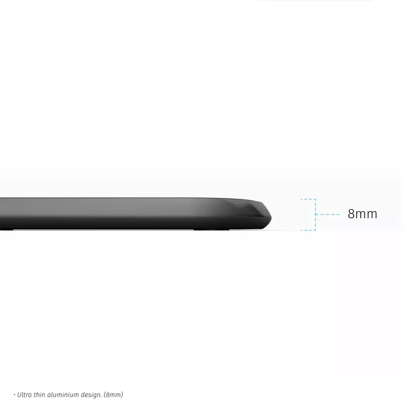 Carregador sem fios ZENS Dual+Watch alumínio preto