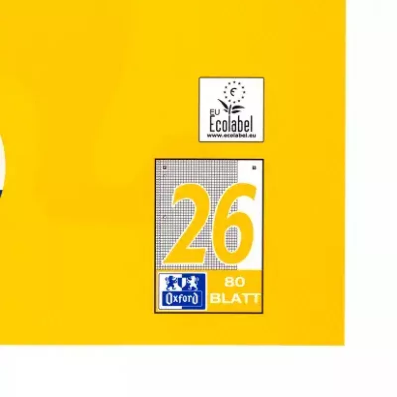 Bloco de notas Oxford 100050356 A4 80 folhas Amarelo