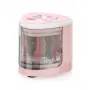Afia-lápis elétrico Peach PO102 Rosa, Branco
