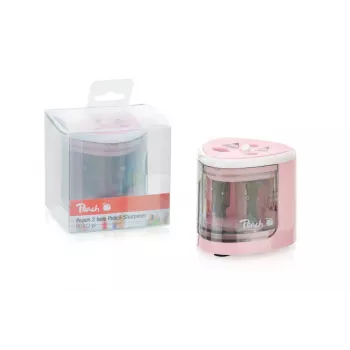 Afia-lápis elétrico Peach PO102 Rosa, Branco