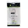 Cabo HDMI High Speed com Ethernet A/A M/M Techly 2 m branco ICOC HDMI-4-020WH
