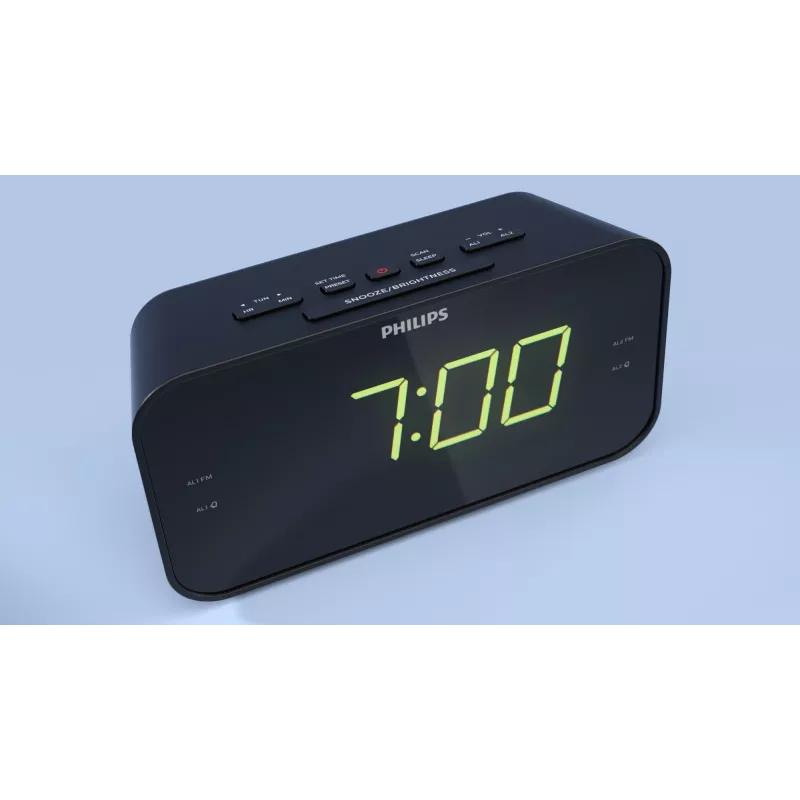 Philips TAR3306/12 despertador digital preto