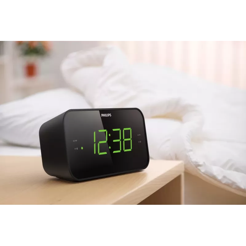 Philips TAR3306/12 despertador digital preto
