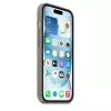 Capa de silicone Apple iPhone 15 MagSafe Clay castanho