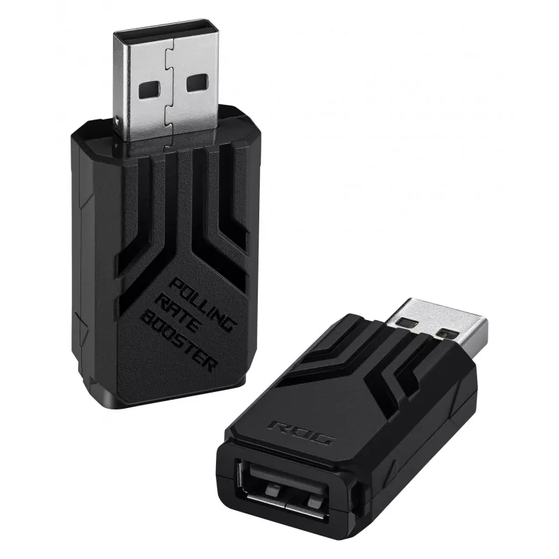 ASUS ROG AC09 90MP03T0-BRUA00 Polling Rate Booster para rato e teclado, até 8000 Hz, preto