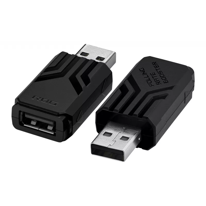 ASUS ROG AC09 90MP03T0-BRUA00 Polling Rate Booster para rato e teclado, até 8000 Hz, preto