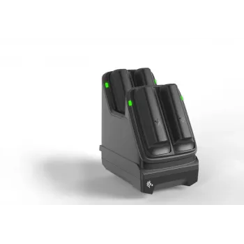 Carregador de bateria para computador móvel Zebra SAC-MC2X-4SCHG-01, compatível com MC2200/MC2700, preto