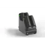 Carregador de bateria para computador móvel Zebra SAC-MC2X-4SCHG-01, compatível com MC2200/MC2700, preto