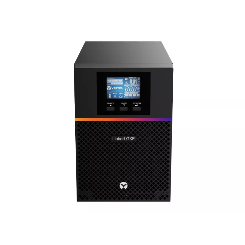 Fonte de alimentação ininterrupta (UPS) Vertiv Liebert GXE3-1000IMT dupla conversão (online) 1 kVA 900 W 8 saídas AC