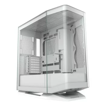 Caixa para PC midi-tower Cougar FV270 — branca, suporta ATX/ EATX/ Micro-ITX, 2×3,5 polegadas + 2×2,5 polegadas, ventoinha 120/140 mm