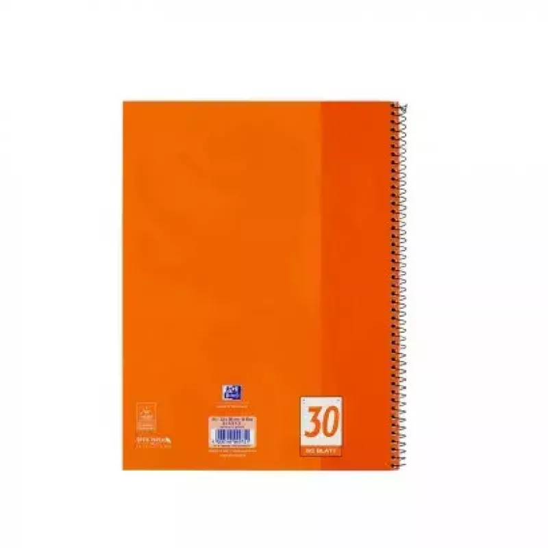 Bloco de notas Oxford 100050359 A4 80 folhas laranja