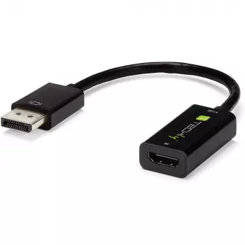 Adaptador de cabo de vídeo Techly IADAP DP-HDMIF8K 0,2 m DisplayPort HDMI Type-A (Standard) preto