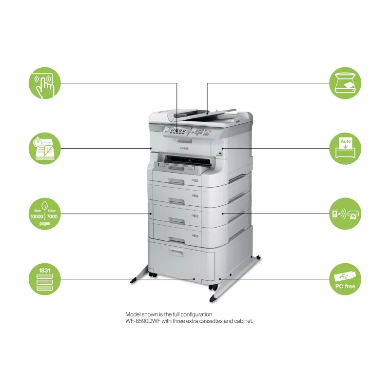 Epson T8691 C13T869140 unidade de fornecimento de tinta, preta, para WorkForce Pro WF-R8590